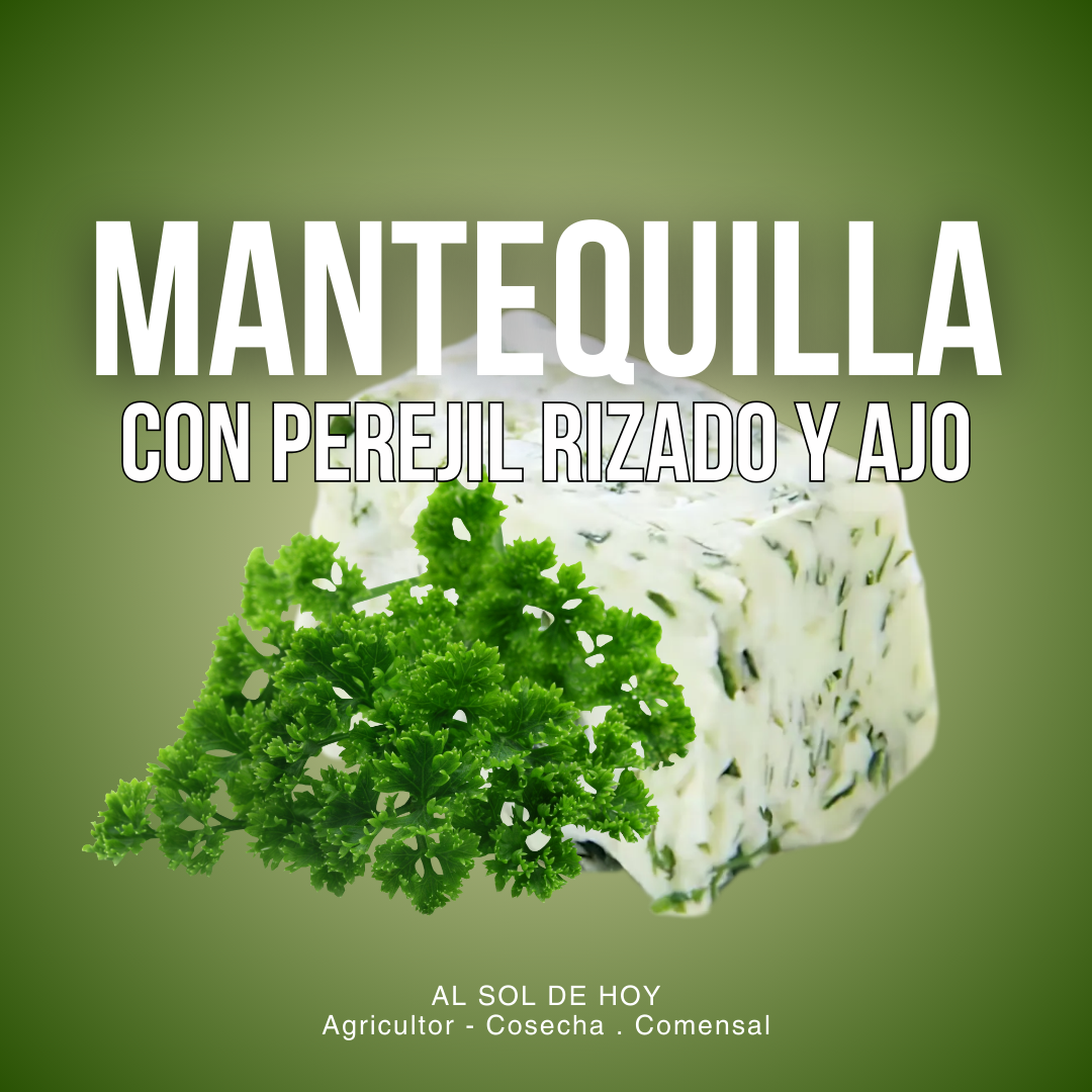 Mantequilla de Perejil Rizado y Ajo