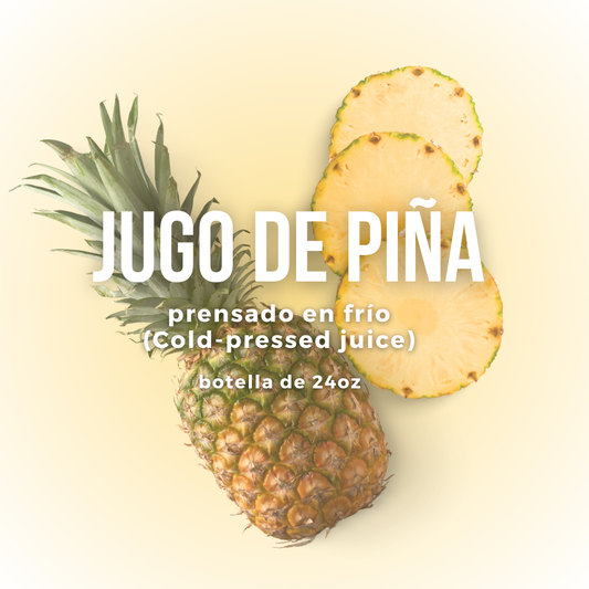 Jugo de Piña 100% PURO y LOCAL